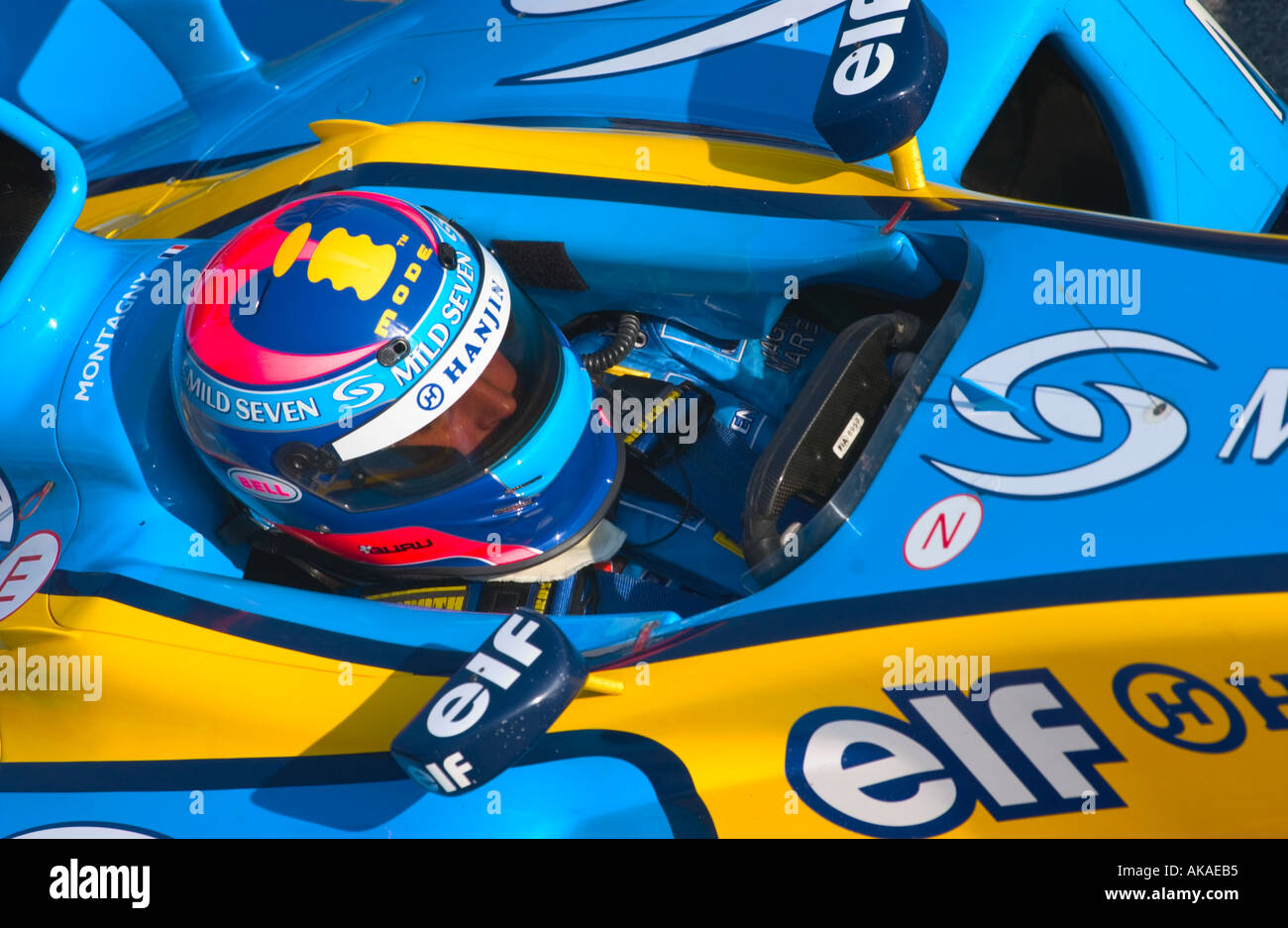 Franck Montagny Renault in 2004 Stock Photo Alamy