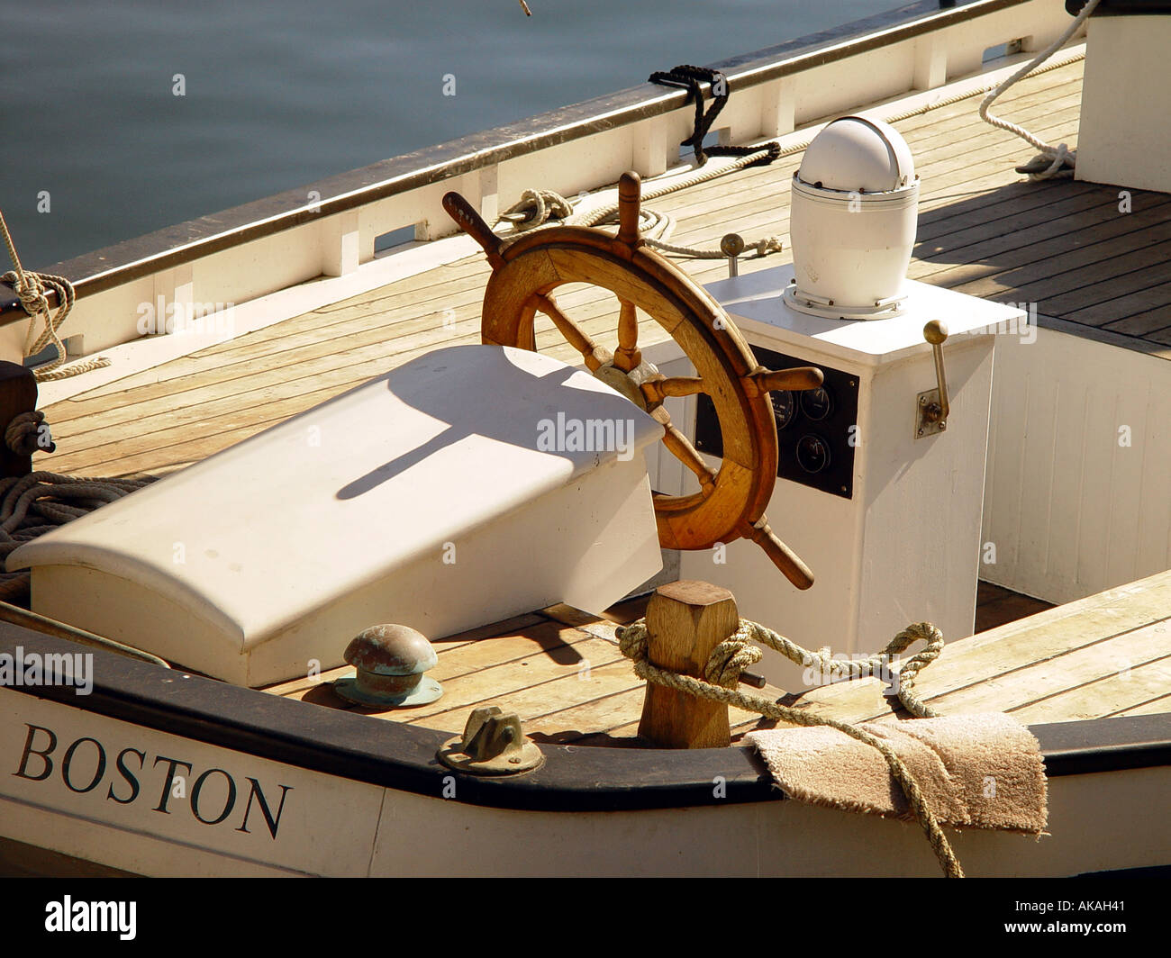 Boston Boat Stock Photo