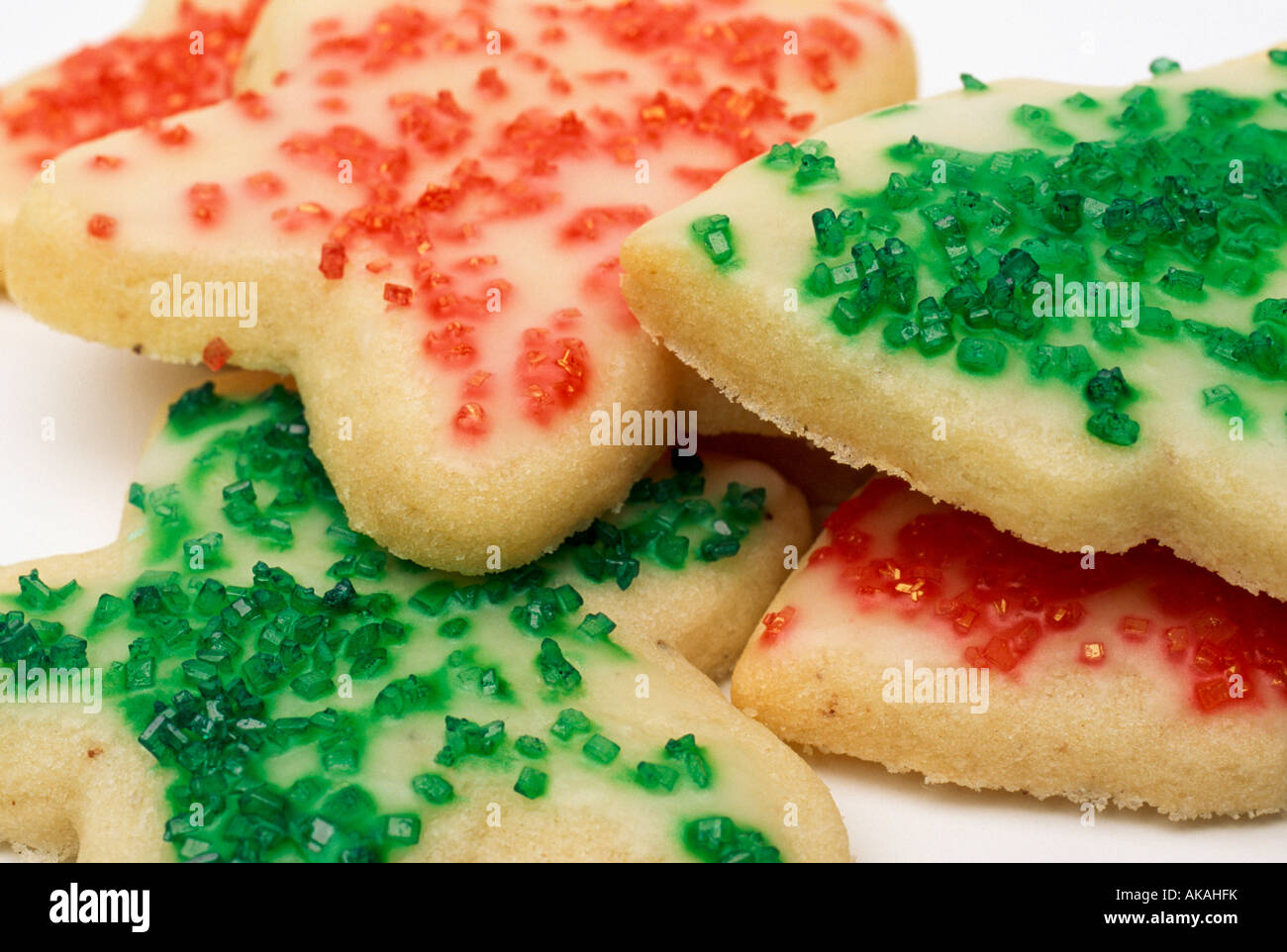 Cookies with sprinkles Stock Photo