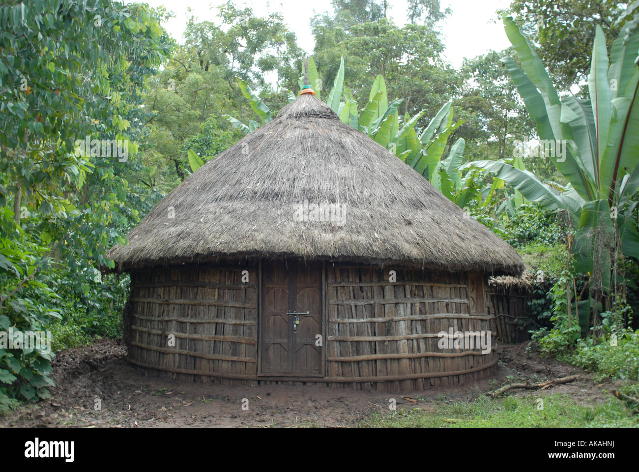 Traditional Ethiopian home, Negele, Ethiopia Stock Photo Alamy