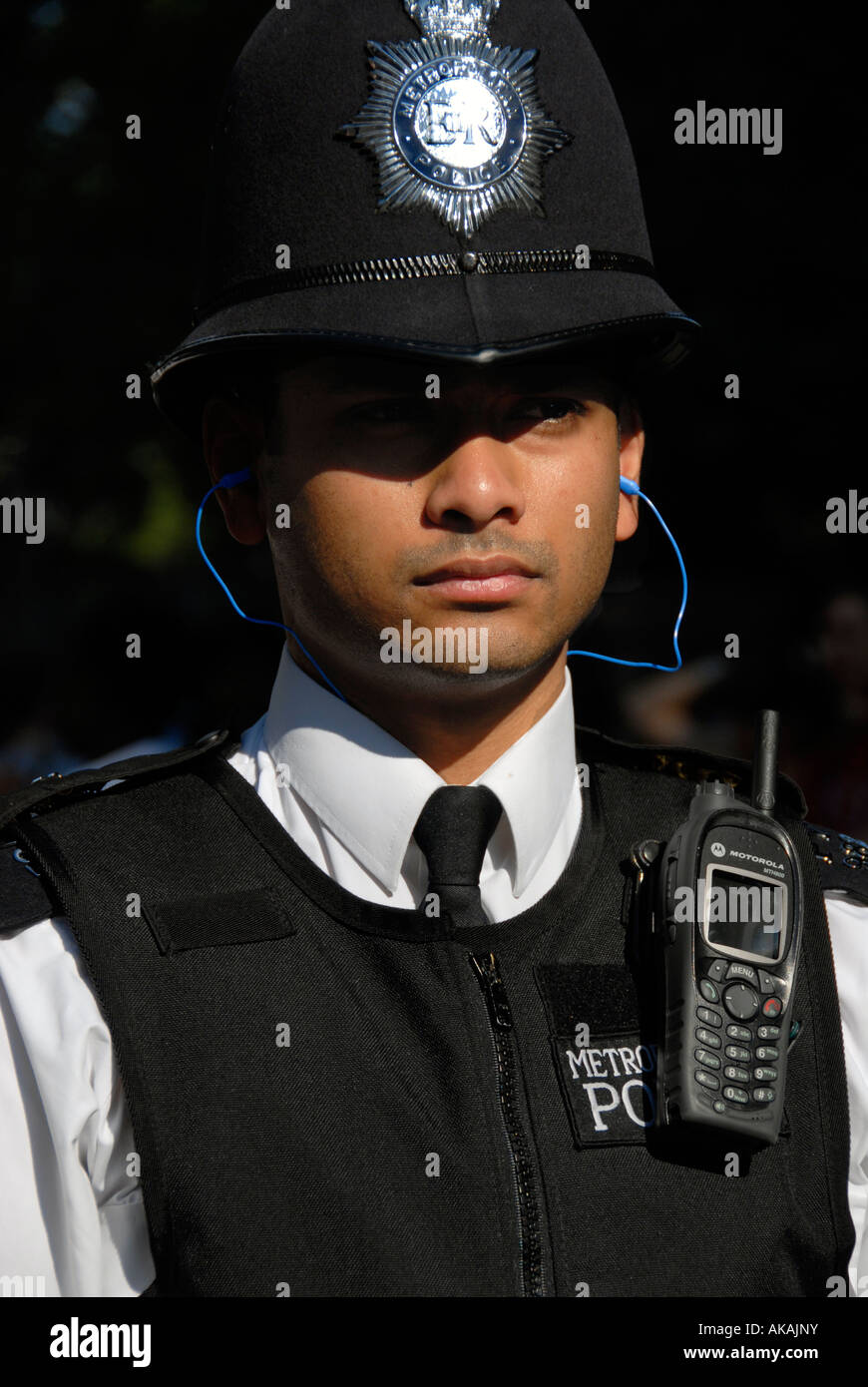 Asian police officer Stock Photo