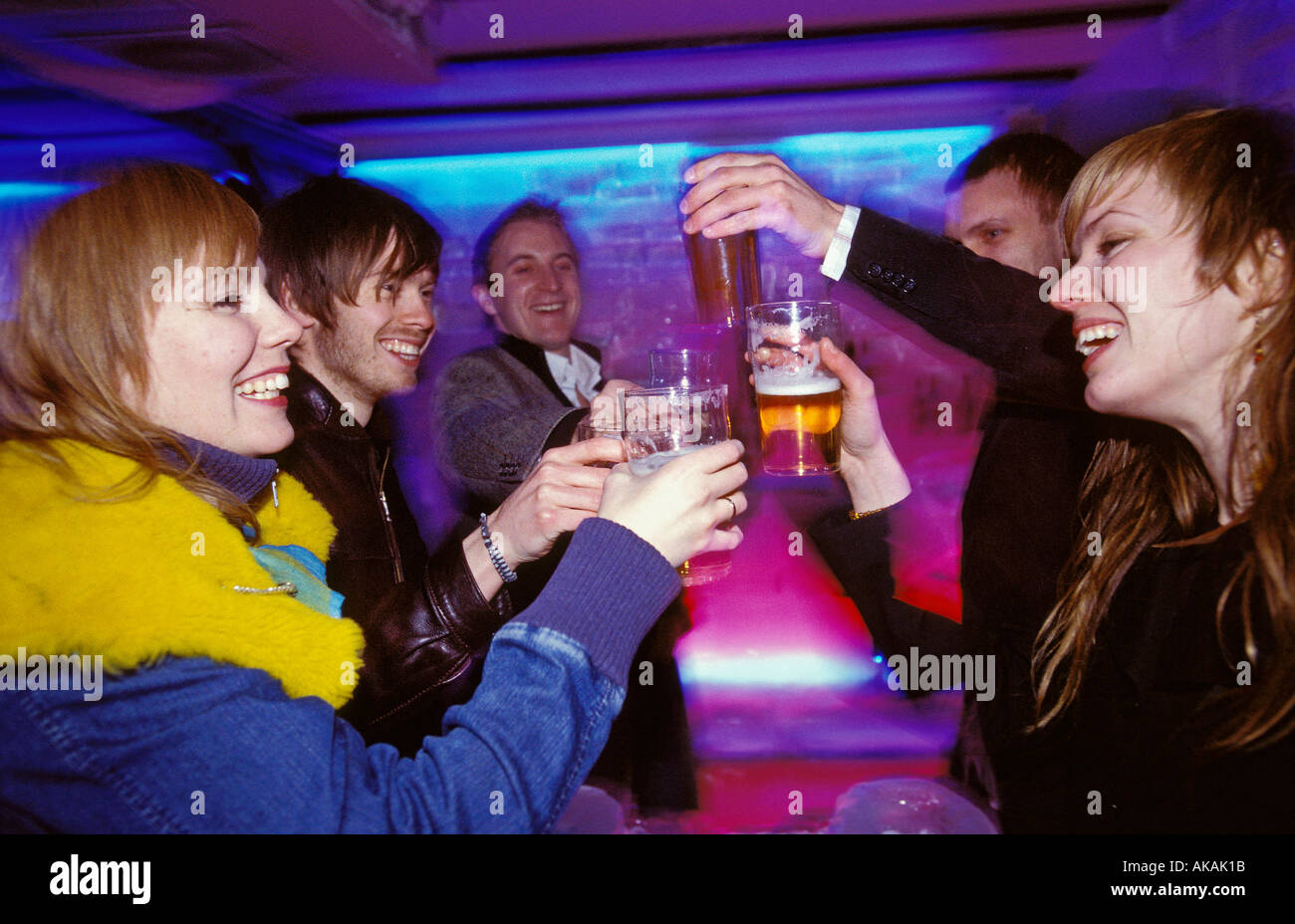 The ice bar in Reykjavik Stock Photo Alamy