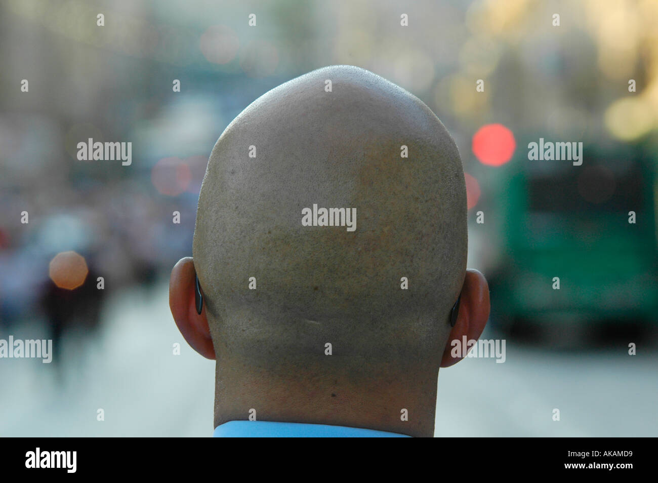 Bald man Stock Photo