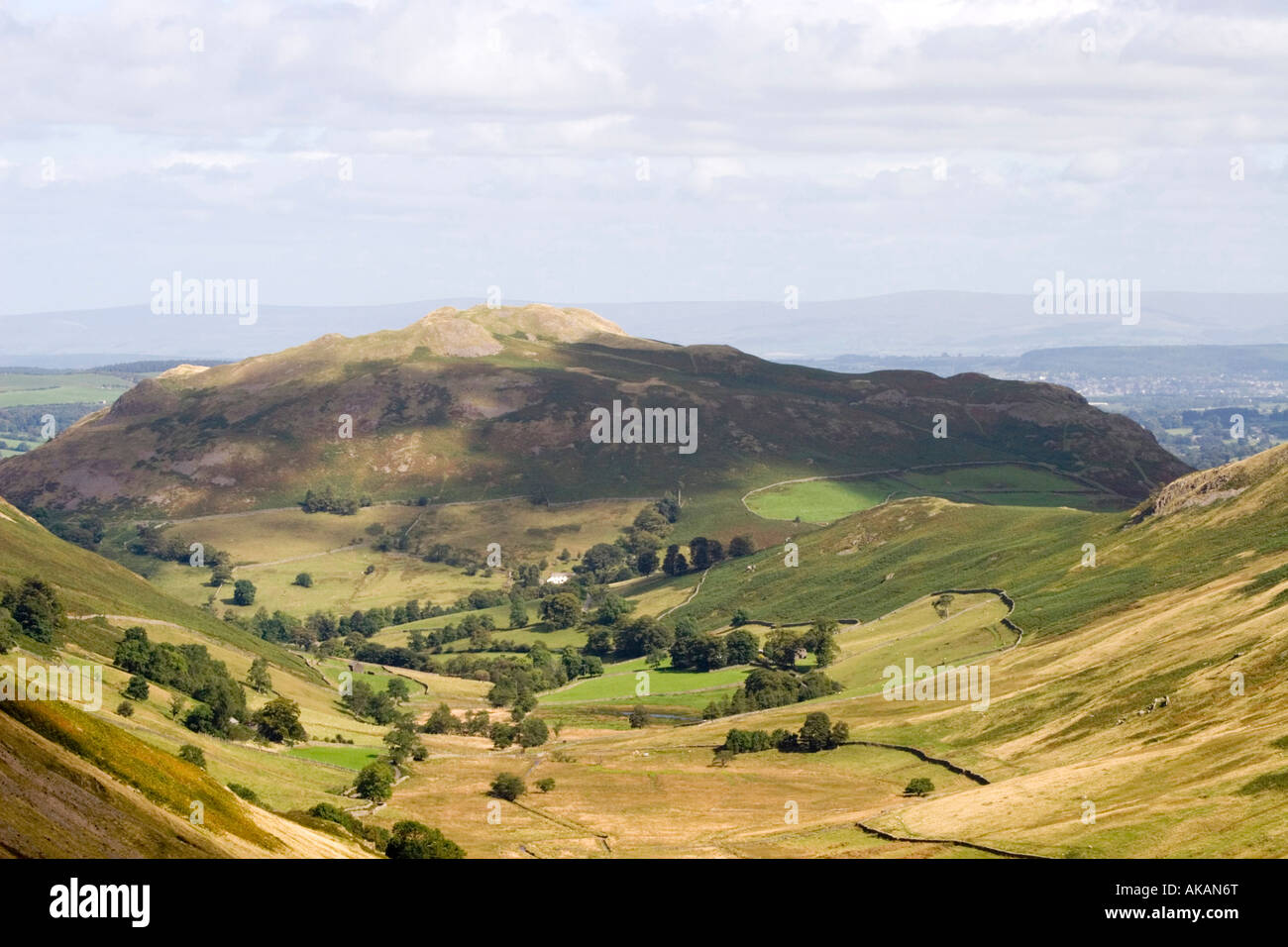 View of Boardale and Hallin Fell from Boardale Hause Lake District National Park Cumbria England Stock Photo