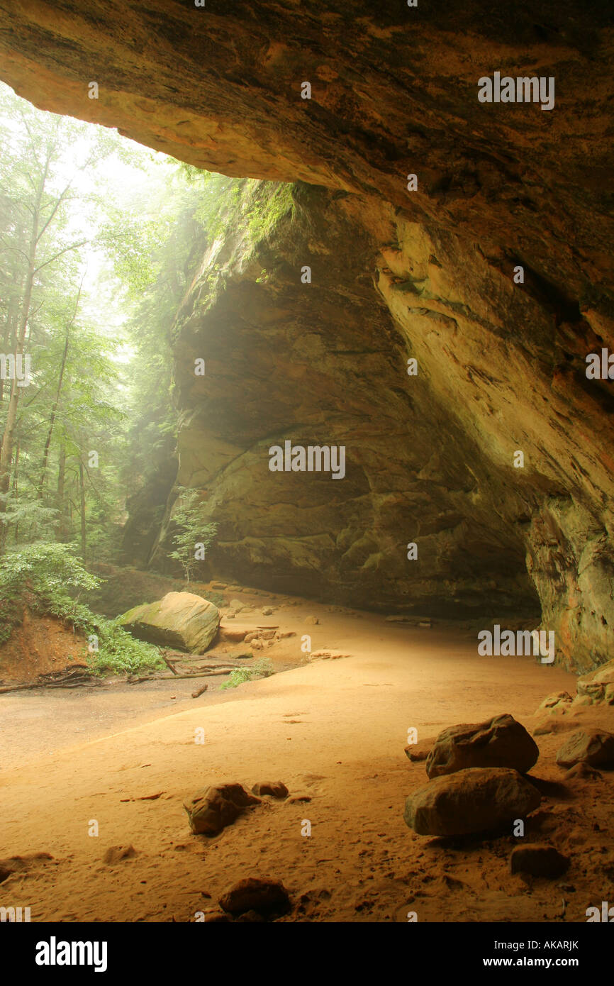 Ash Cave at Hocking Hills State Park Ohio Stock Photo Alamy