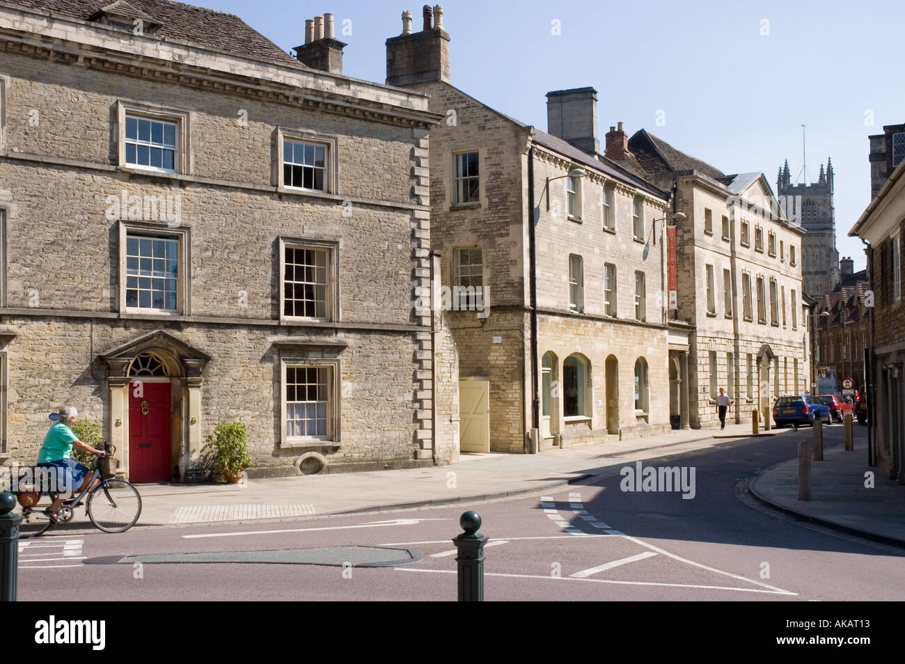 Imposing Park Street Cirencester Gloucestershire Stock Photo Alamy