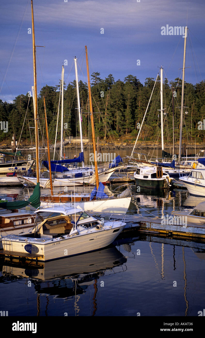 Maple Bay Marina Vancouver Island Canada Stock Photo - Alamy