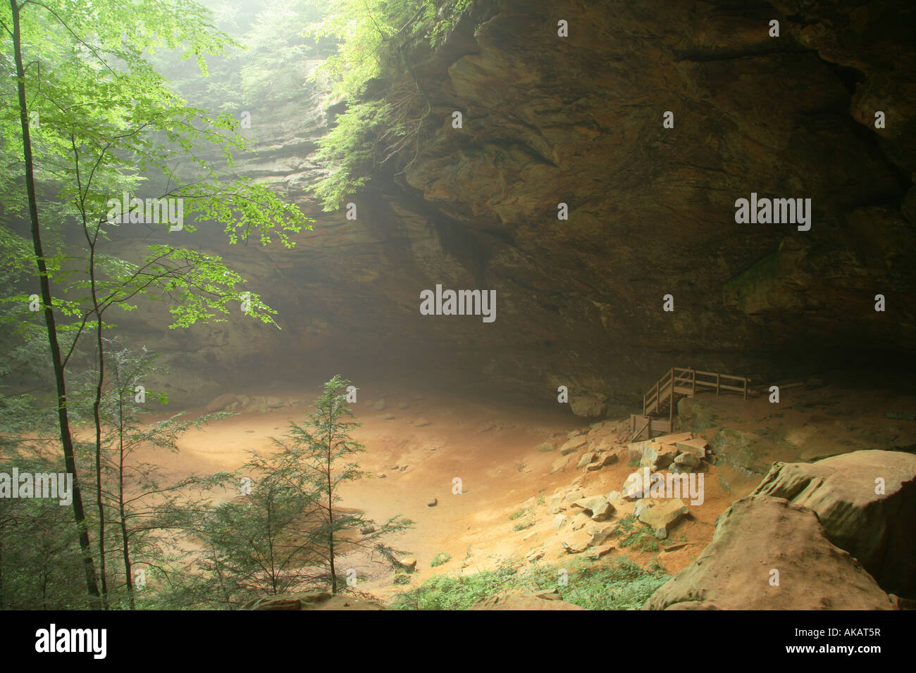 Ash Cave at Hocking Hills State Park Ohio Stock Photo Alamy