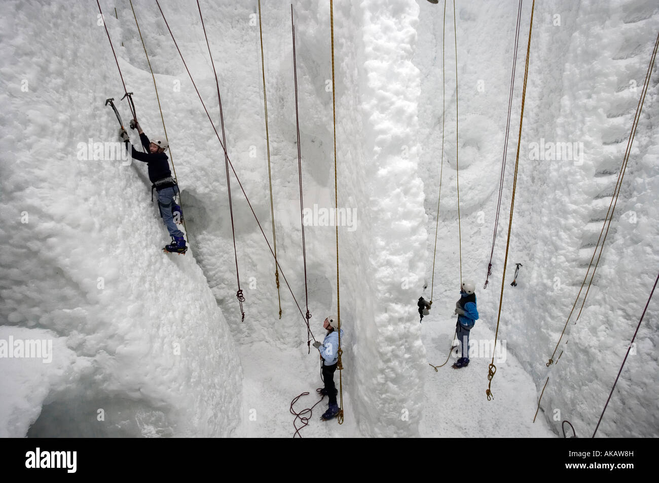 Indoor Ice Climbing Hukawai Glacier Centre Franz Josef Glacier West