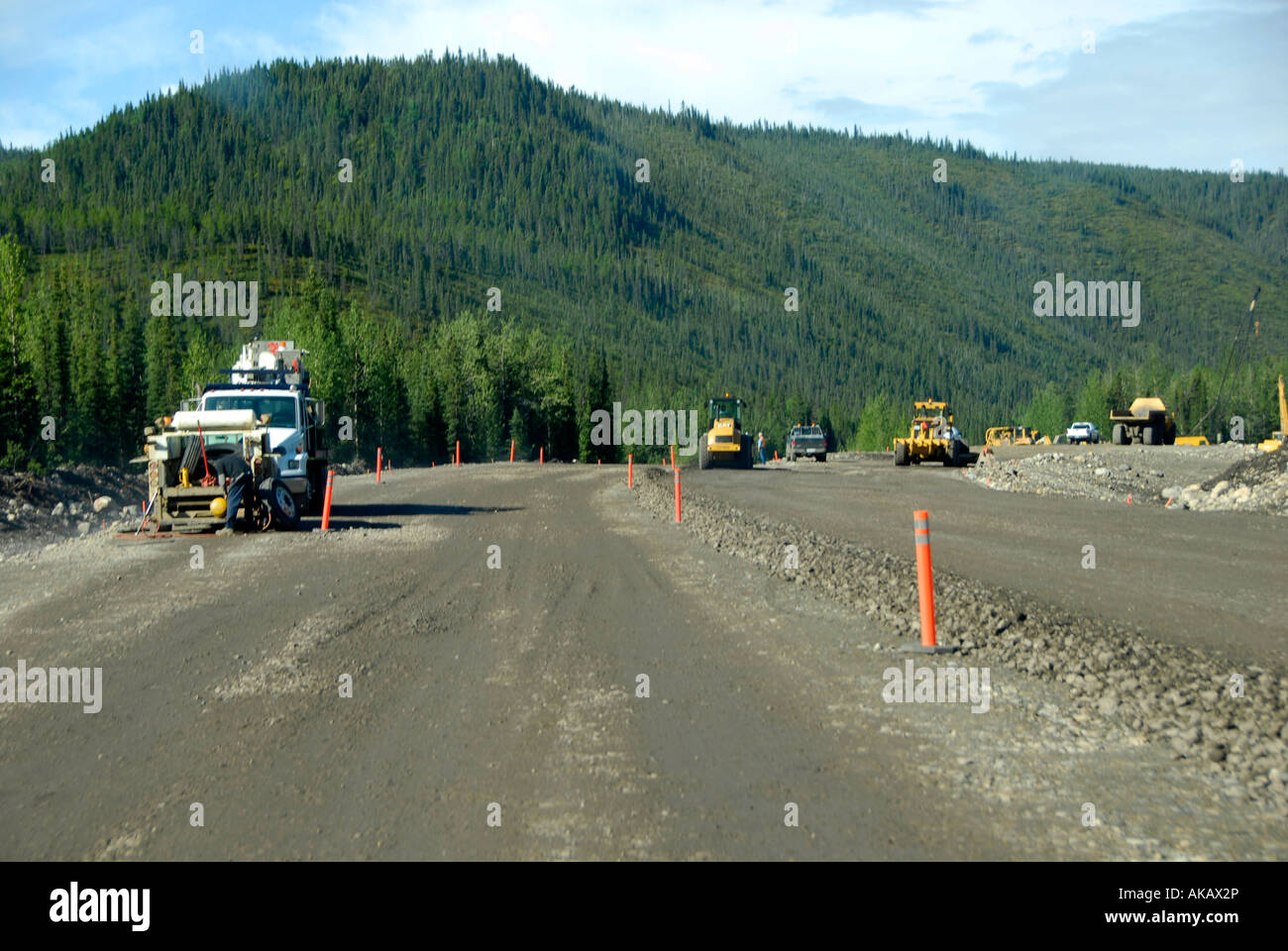 Road Construction Resurfacing Resurface Gravel Heavy Equipment Grade