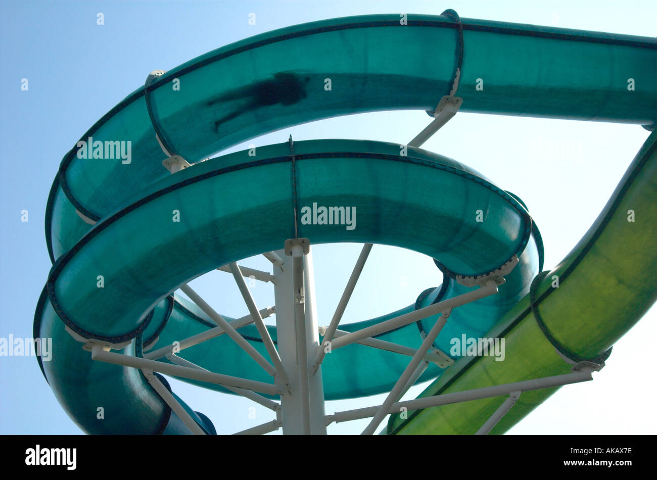 Water slide at Colchester Leisure World Essex Stock Photo 4878973 Alamy
