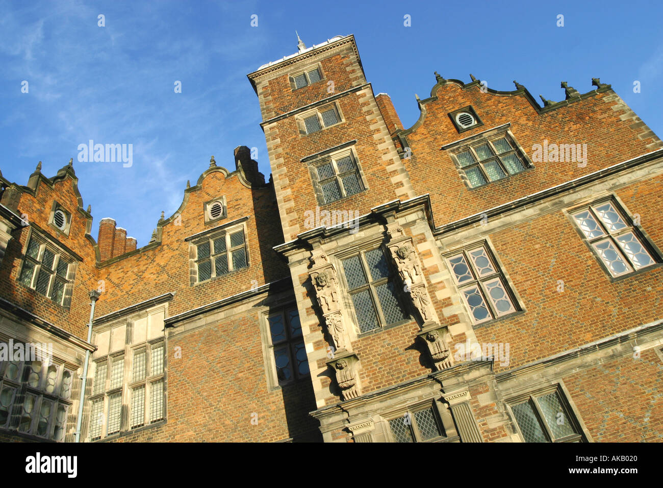 Aston Hall Birmingham built in the Jacobean style for Sir Thomas Holte between 1618 and 1635 Stock Photo