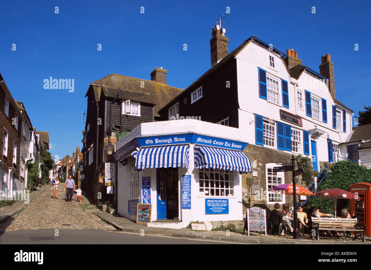 England, Sussex, Rye, Mermaid Street Stock Photo