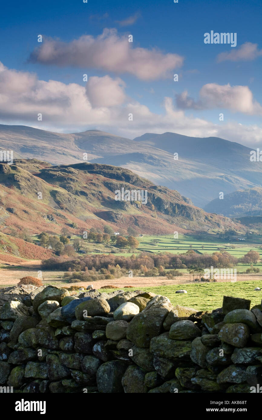 Rural Landscape, Castlerigg, Lake District, Cumbria, England Stock Photo