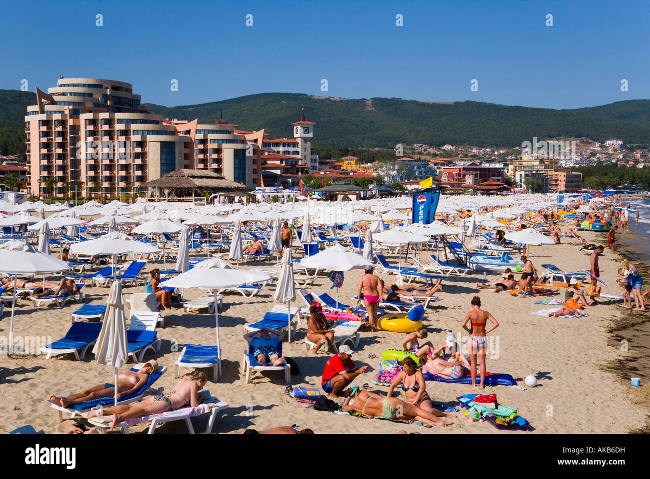 Bulgaria, Black Sea Coast, Slanchev Bryag (Sunny Beach) Stock Photo