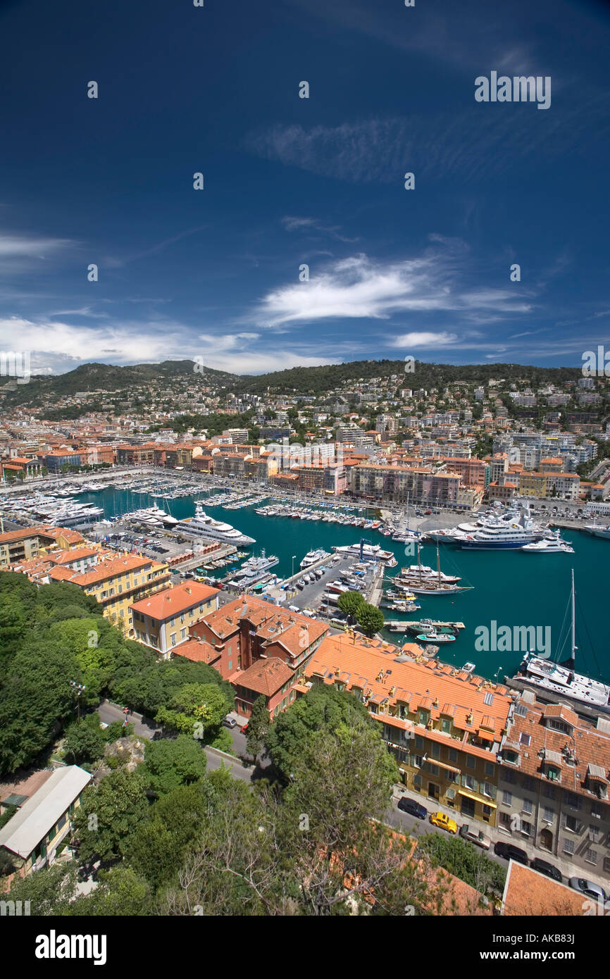 Nice Harbour, Nice, Cote d'Azur, France Stock Photo