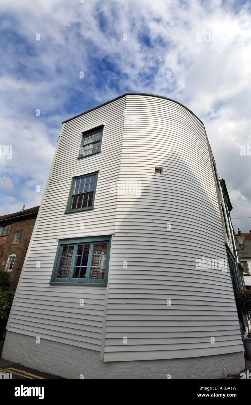 Wooden clad typical period house in Rye near Hastings East Sussex Stock Photo