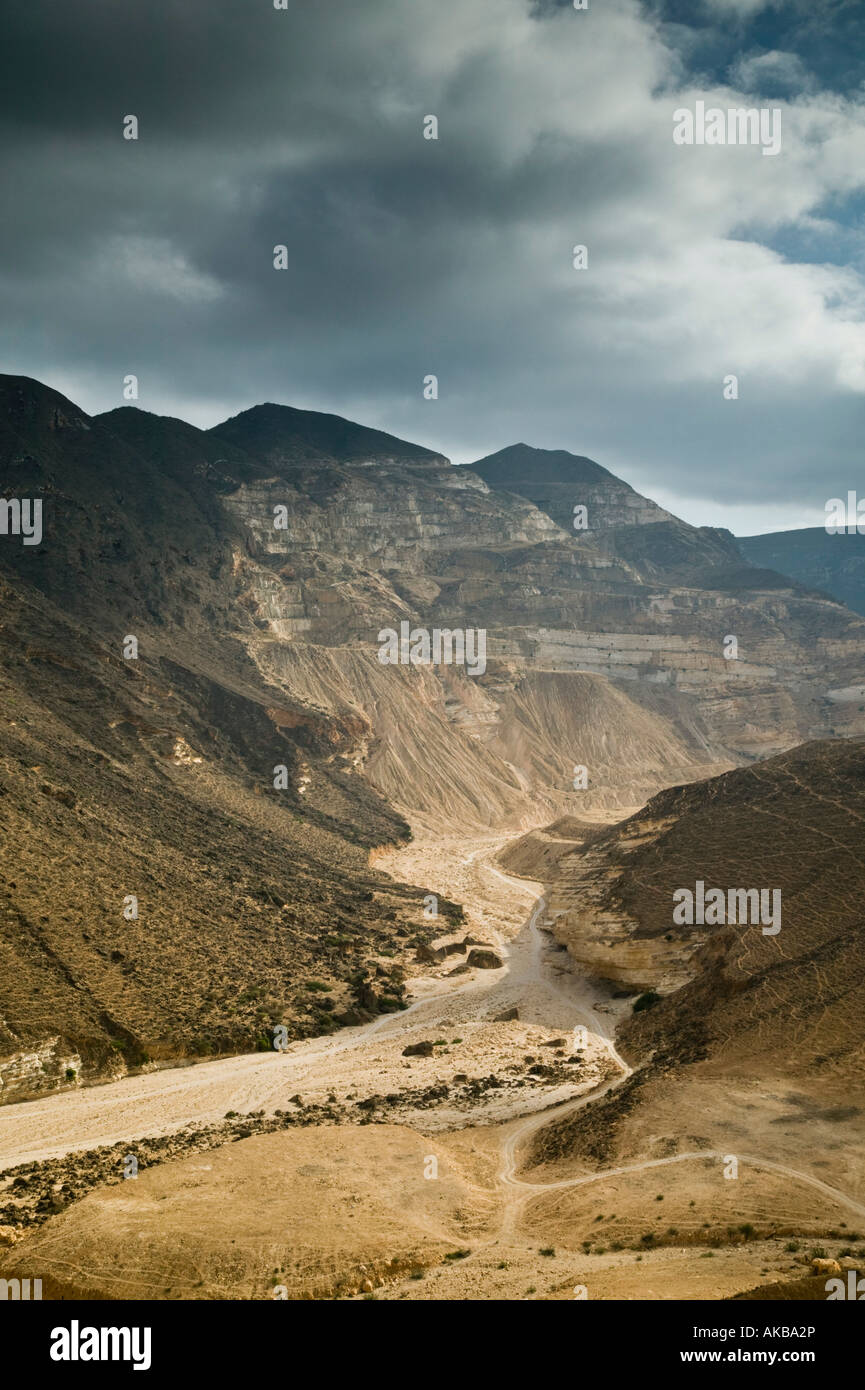 Oman, Dhofar Region, Sarfait Road to the Yemen Border Stock Photo