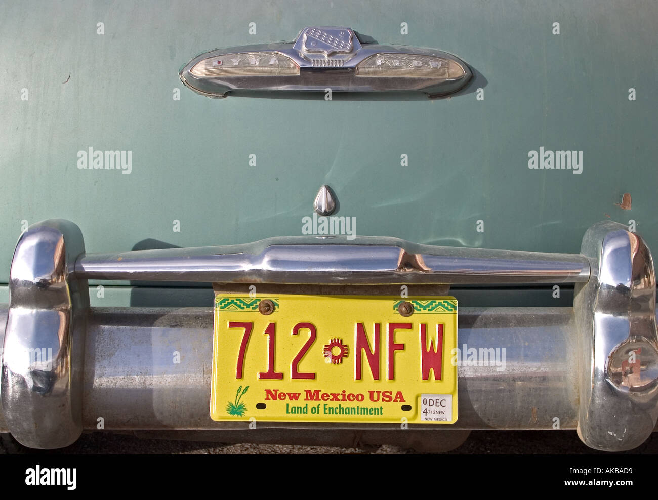 Rear view of a Buick Dynaflow circa 1948 USA Stock Photo