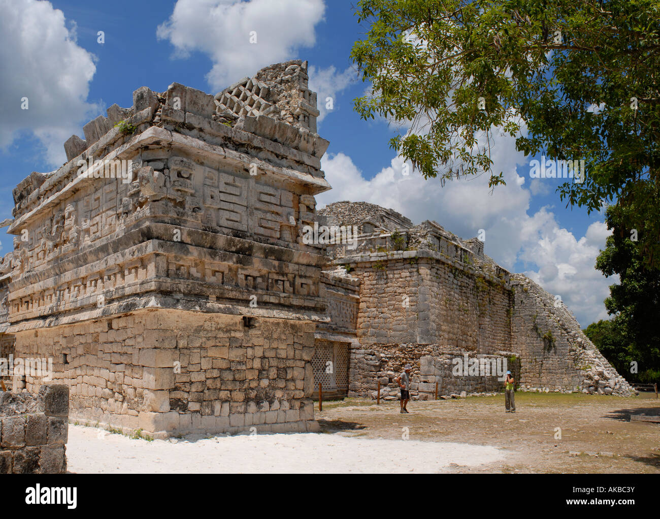 The Church Iglesia Chichen Itza Mexico Stock Photo Alamy