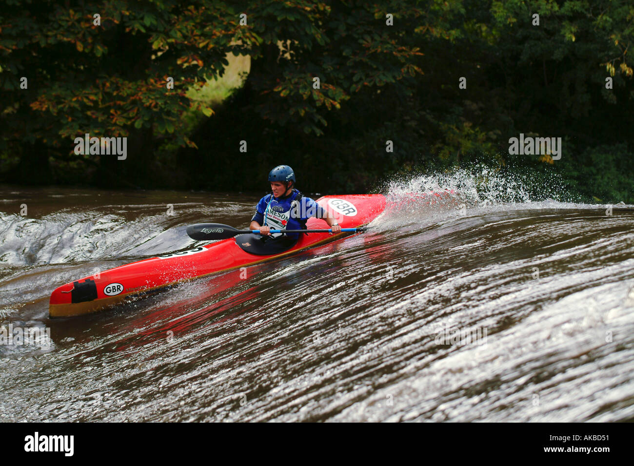 Liffey Descent canoe race Stock Photo