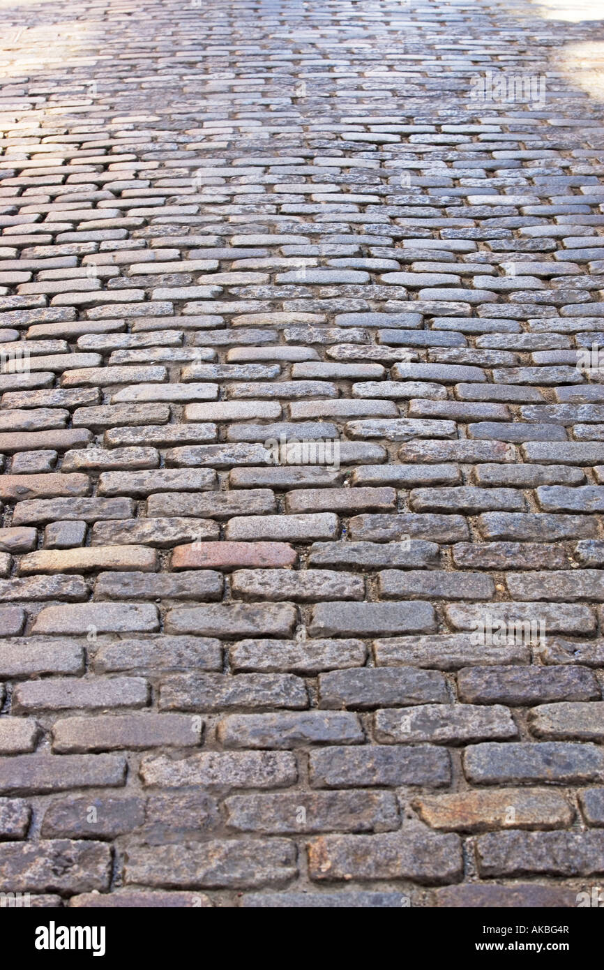 COBBLESTONE STREET, COBBLESTONE, PAVEMENT, ROADWAY, STREET, TEXTURE