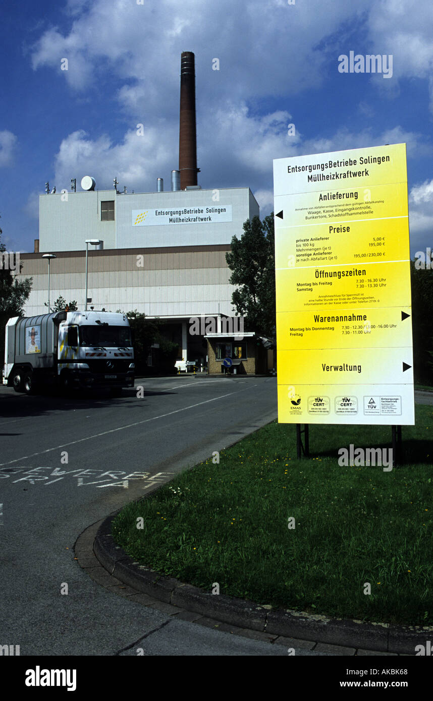 Local authority incinerator which produces electricity for the national