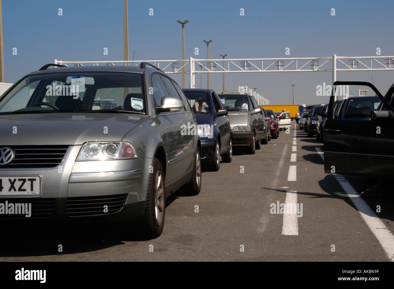 Calais Ferry Port Stock Photo Alamy