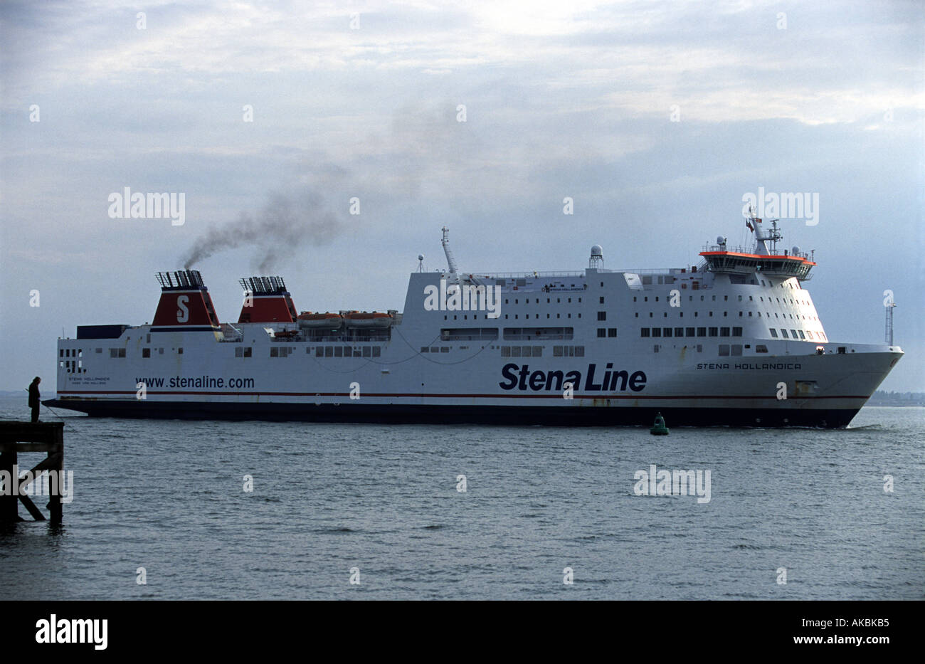 Hook of Holland to Harwich Stena Line passenger ferry Harwich, Essex, UK. Stock Photo