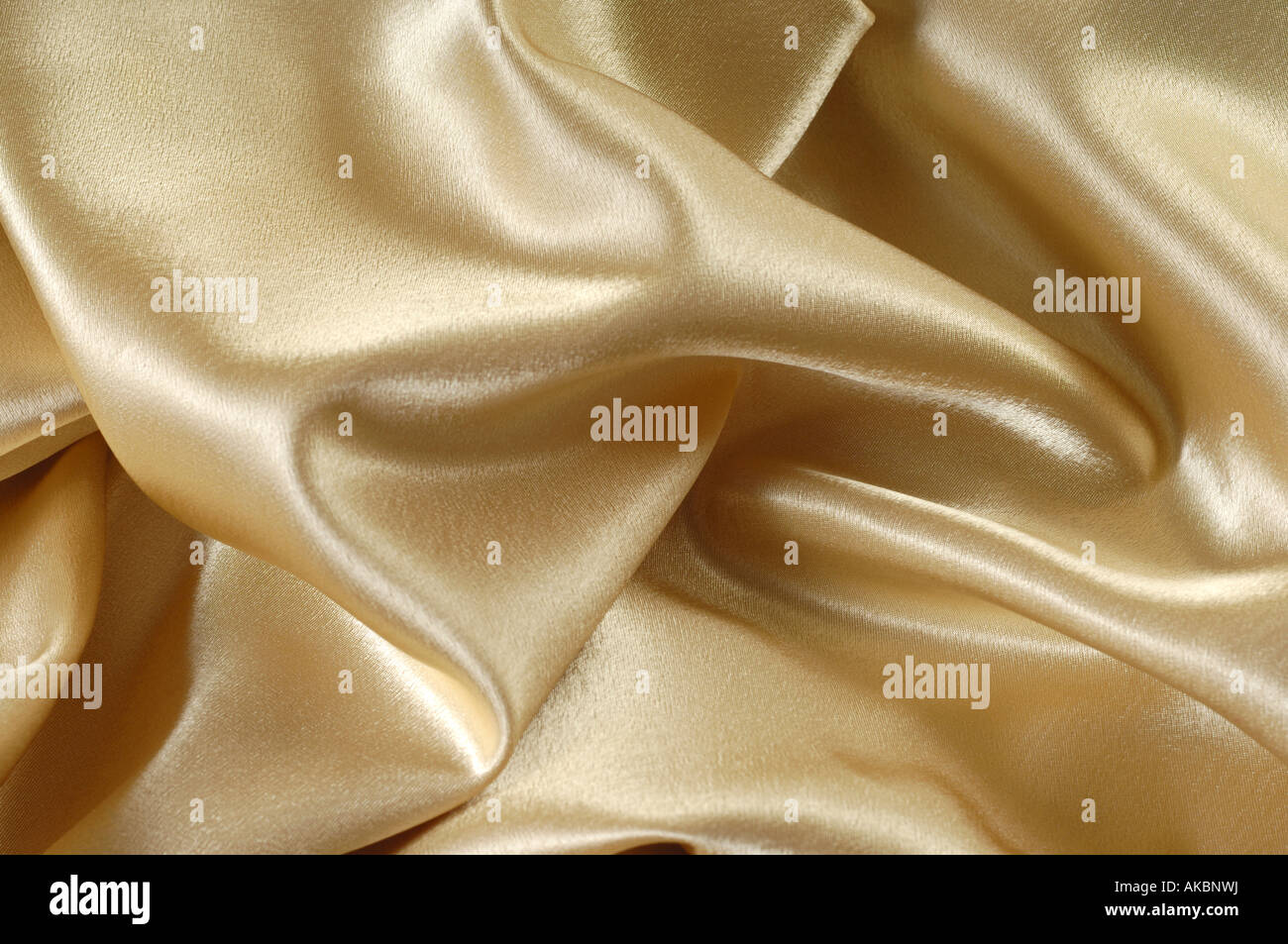 Shiny golden fabric Stock Photo