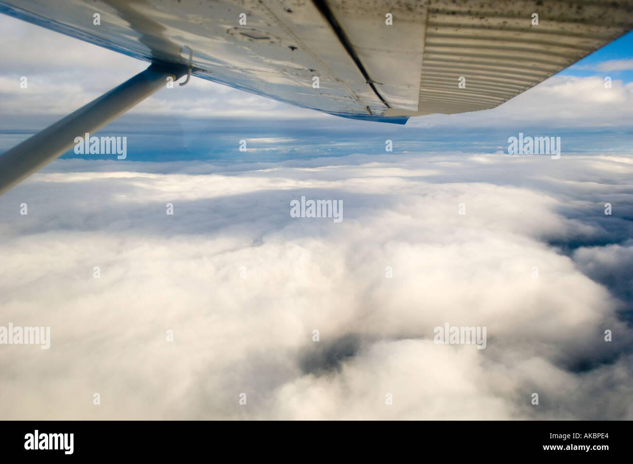Clouds from above looking down cumulus sky view from aircraft hi-res ...