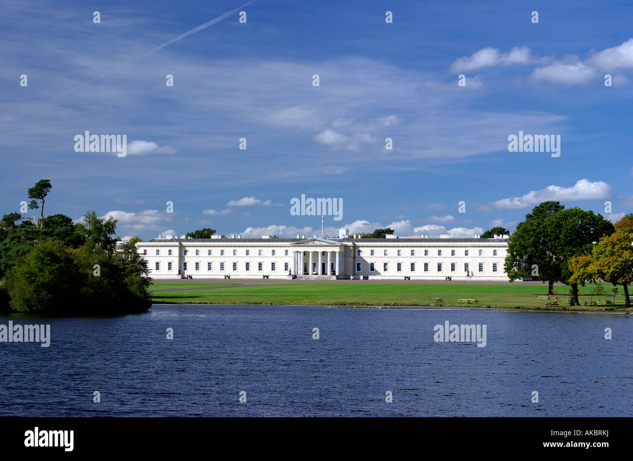 Old College, Royal Military Academy Sandhurst, Surrey, England Stock Photo