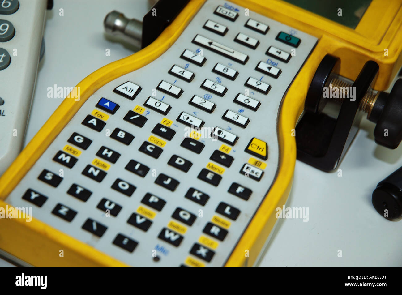 Field calculator engineering data recording system Stock Photo Alamy