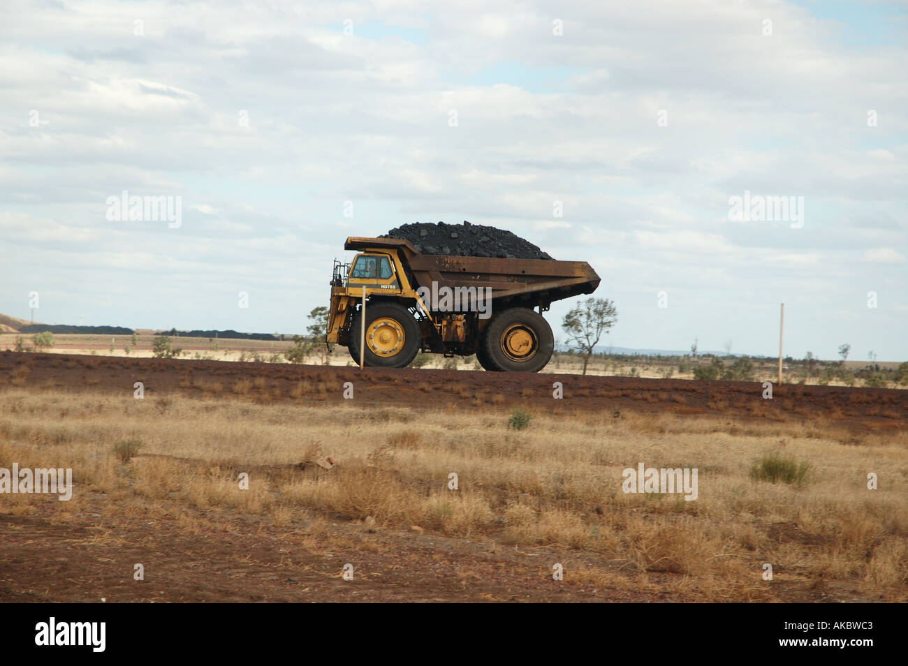 Dump truck Coal mine central queensland dsc 3801 Stock Photo