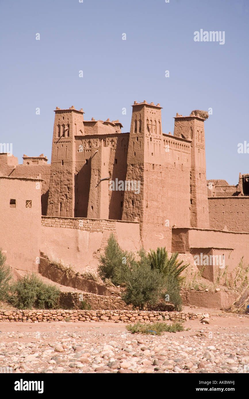 Benhaddou Kasbah, Ouarzazate, Morocco, North Africa Stock Photo