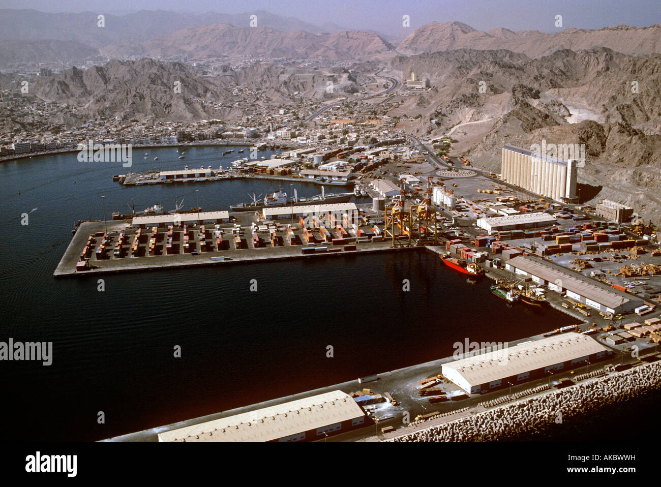 Oman. Muscat Port of Muttrah part of capital area Stock Photo - Alamy