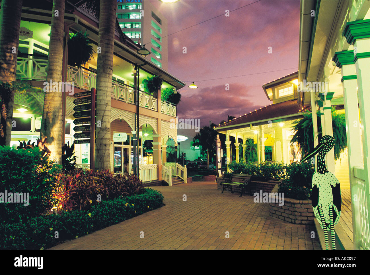 Shops in Cairns, Queensland Stock Photo Alamy