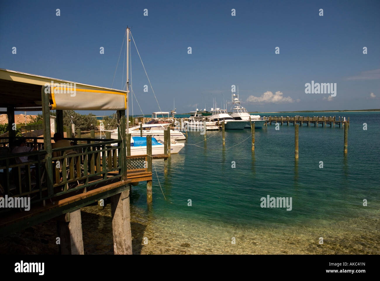 Flying Fish Marina, Clarence Town, Long Island, Bahamas Stock Photo Alamy