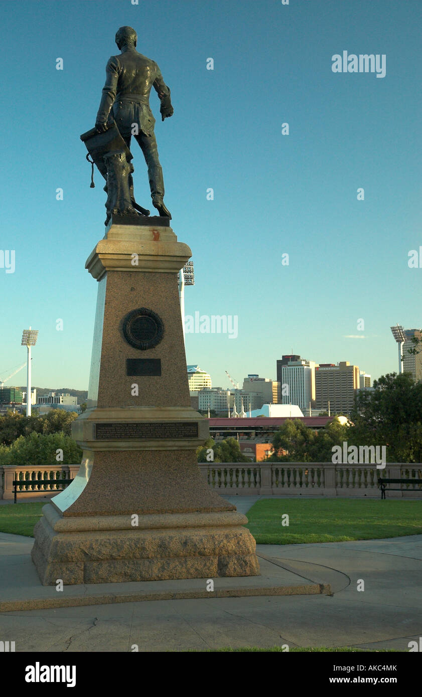 Statue colonel william light adelaide hires stock photography and