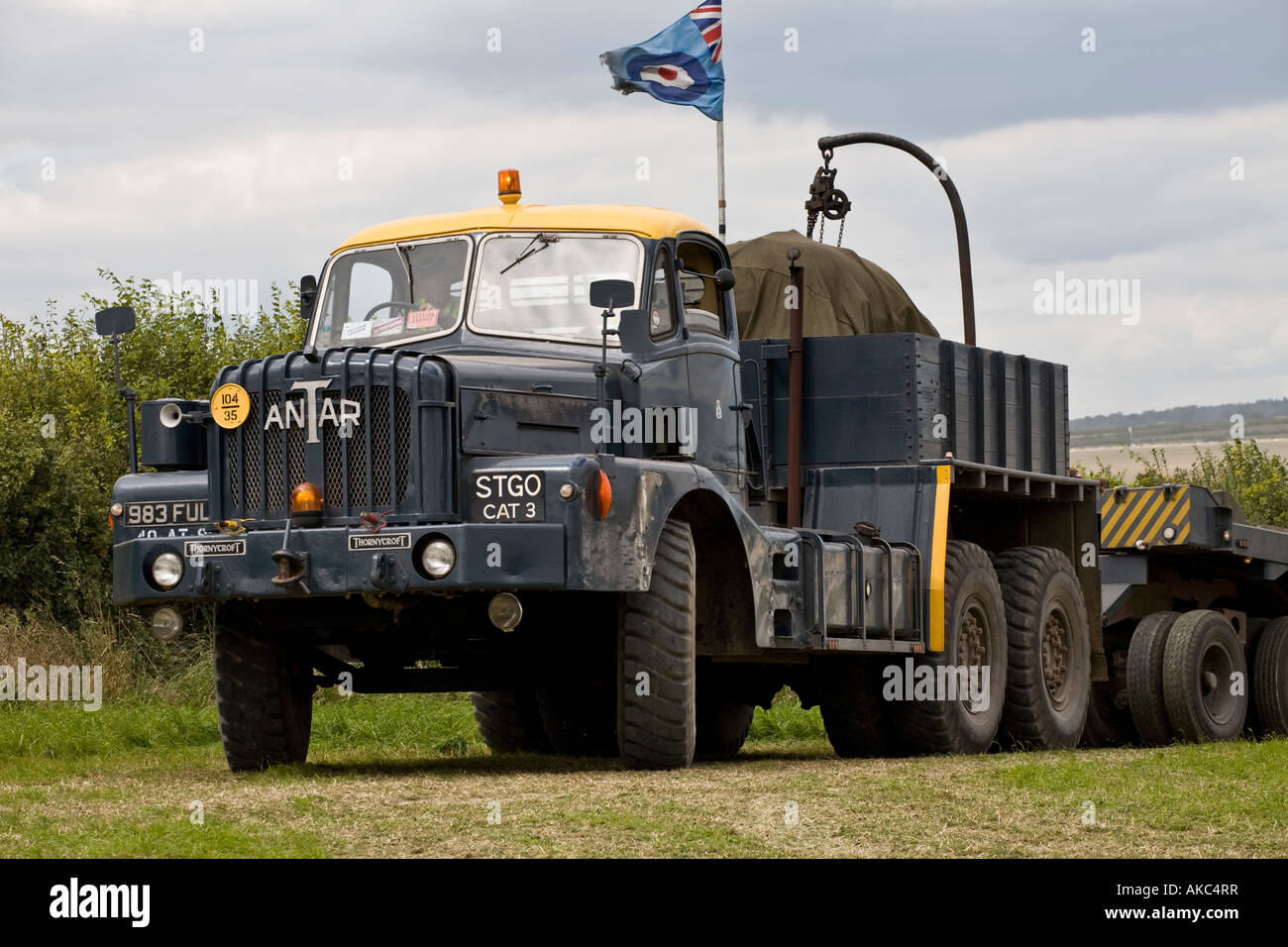 1960 Thornycroft Mighty Antar, Reg No. 983 FUL, at the Great Dorset Steam Fair, England, UK. Stock Photo