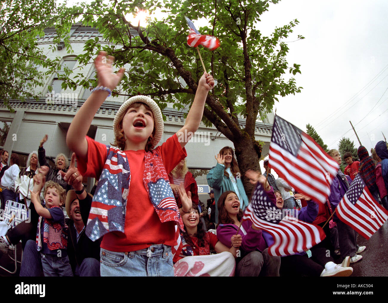 4th of July parade in Independence Oregon USA Stock Photo 1295619 Alamy