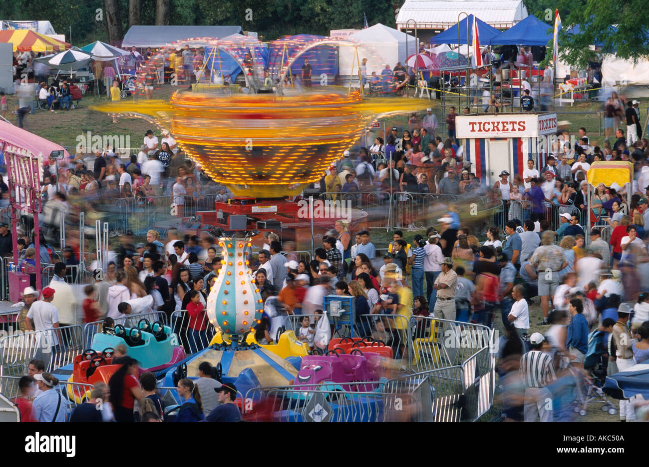 4th of July carnival in Independence Oregon USA Stock Photo 1295625