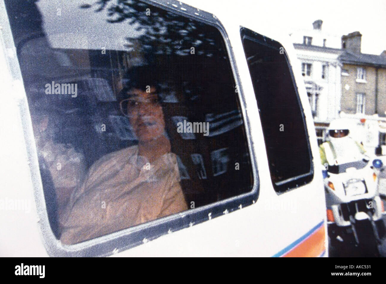 Rose West wife of Fred West, on her way to Winchester Crown Court for her  murder trial Stock Photo - Alamy