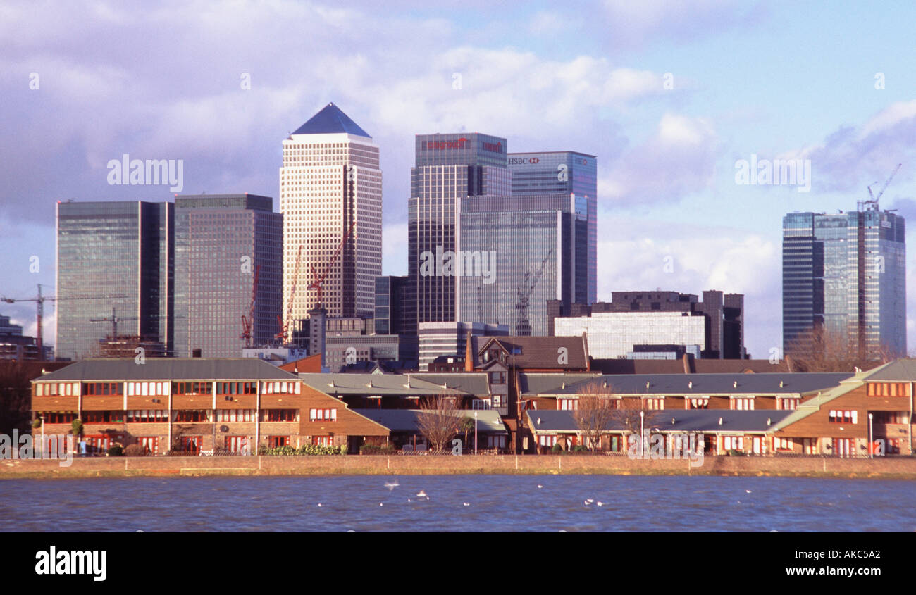 Canary Wharf Docklands London England Stock Photo - Alamy