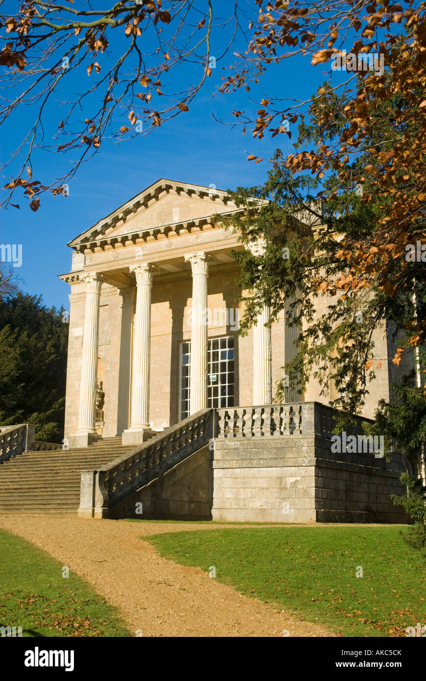 Queen's Temple, Stowe Landscape Gardens, Buckinghamshire, England Stock