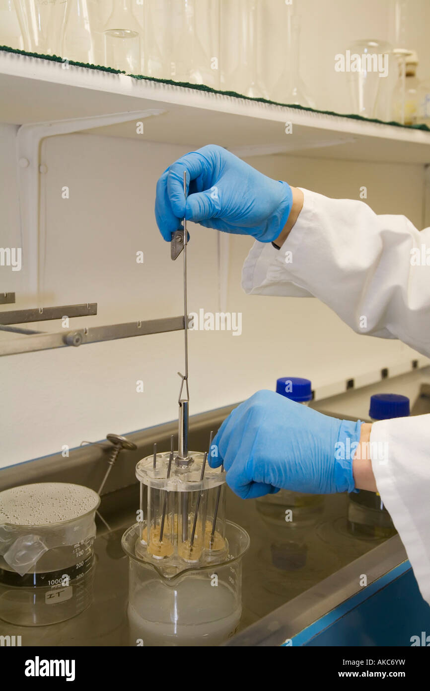 Quality control at pharmaceutical manufacturing company Stock Photo Alamy