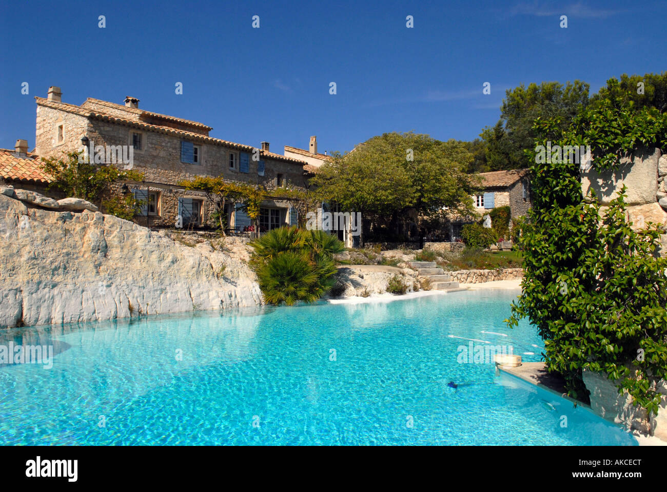 Hotel le mas de la Rose Provence France Stock Photo - Alamy
