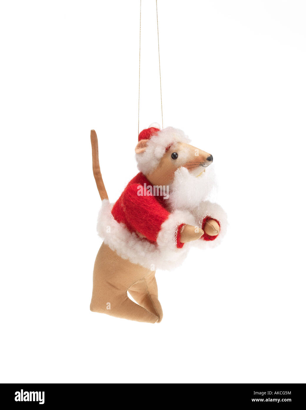Christmas ornament hanging from hook Stock Photo