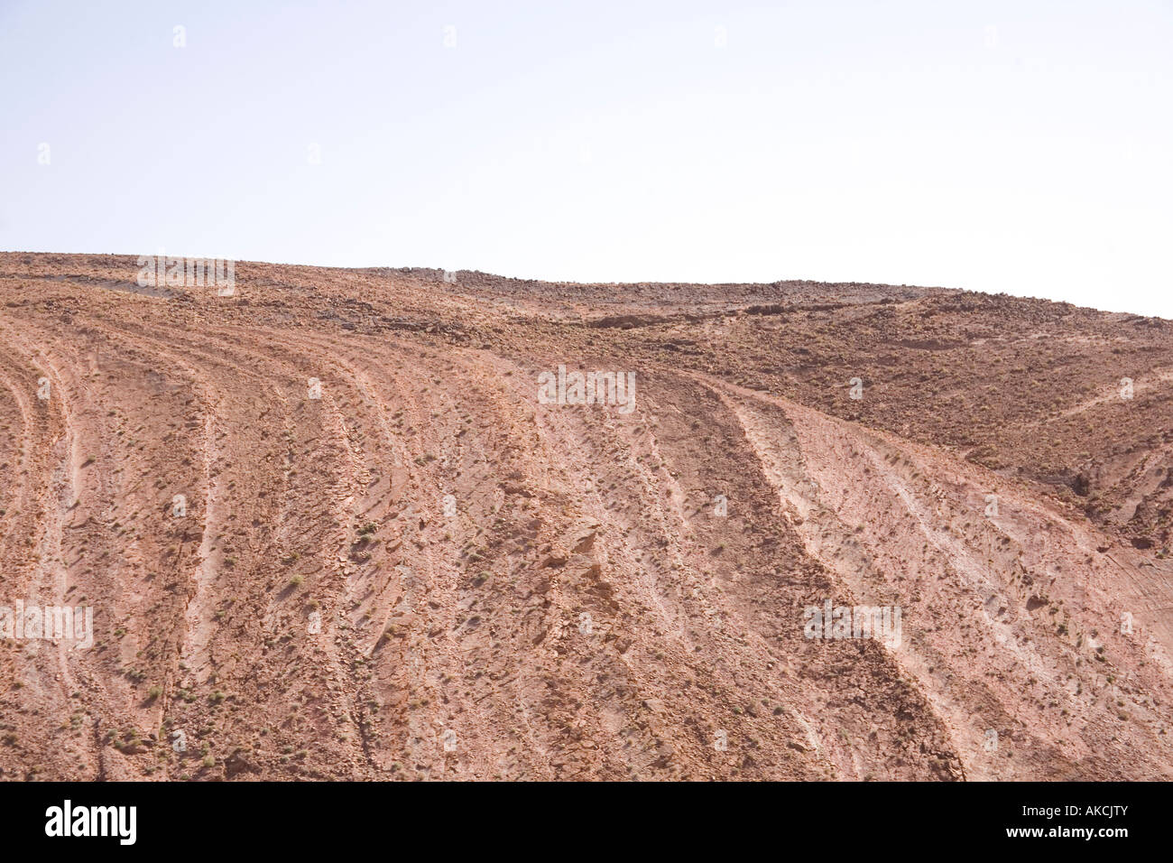 The Sahara Desert near Ouarzazate, Marocco, North Africa. Stock Photo