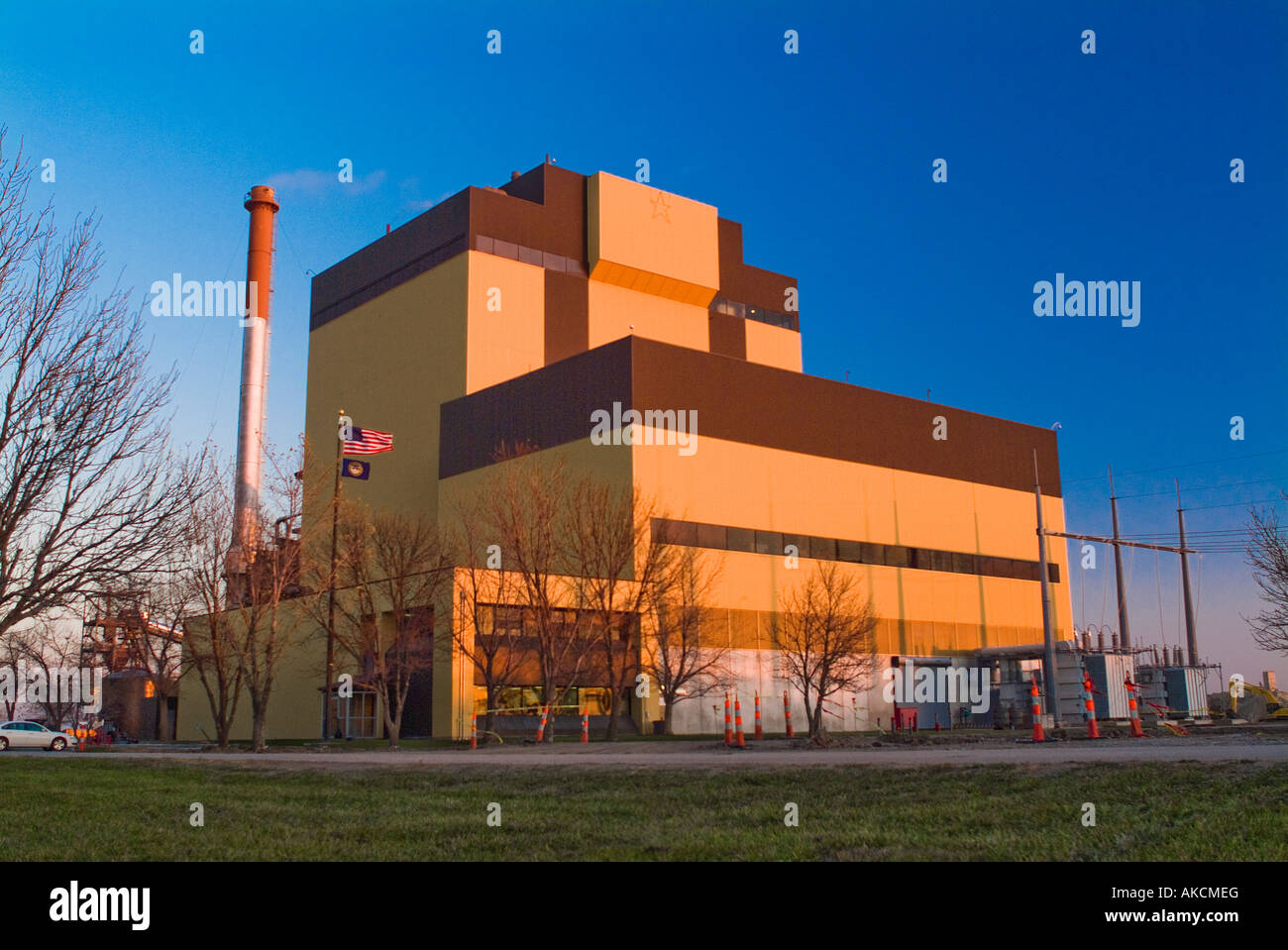 Coal fired power plant in Hastings Nebraska US Stock Photo Alamy
